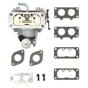 carburetor with gaskets for kawasaki fh641v fh661v fh721v fx850v 22 hp engine carb replaces# 15004-1010, 15004-7024, 15004-0757, 15004-1005