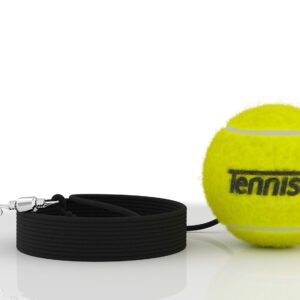 Tennis Pro Tennis Trainer Replacement Ball | ITF Tournament Grade Tennis Ball | Professional Choice Tennis Rebounder Ball | Tennis Ball on a String | Quick Clip and Anti-tangle Technology