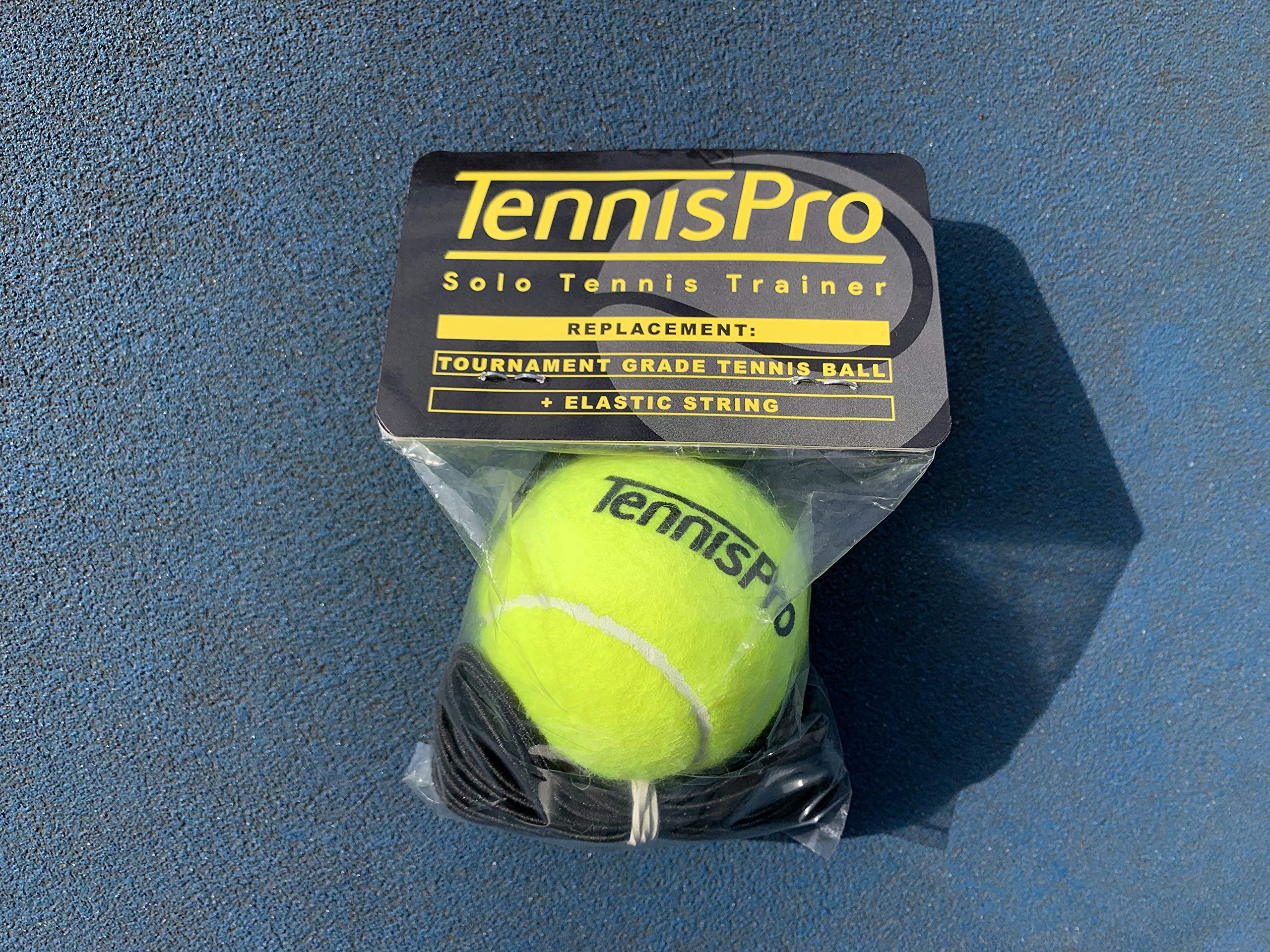 Tennis Pro Tennis Trainer Replacement Ball | ITF Tournament Grade Tennis Ball | Professional Choice Tennis Rebounder Ball | Tennis Ball on a String | Quick Clip and Anti-tangle Technology