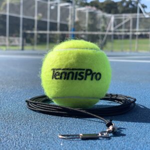 Tennis Pro Tennis Trainer Replacement Ball | ITF Tournament Grade Tennis Ball | Professional Choice Tennis Rebounder Ball | Tennis Ball on a String | Quick Clip and Anti-tangle Technology