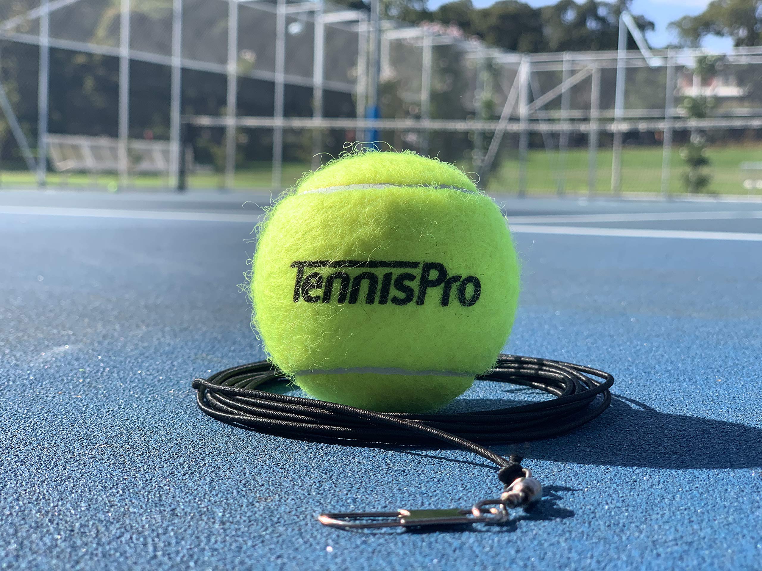 Tennis Pro Tennis Trainer Replacement Ball | ITF Tournament Grade Tennis Ball | Professional Choice Tennis Rebounder Ball | Tennis Ball on a String | Quick Clip and Anti-tangle Technology