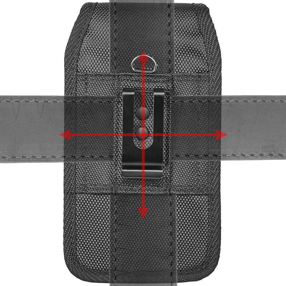 LUXMO Rugged Heavy Duty Cell Phone Carrying Holder Belt Clip Holster Case Pouch for Samsung Galaxy S24 Ultra S24 + S24 iPhone 15 Pro Max iPhone 15 Pro iPhone 15 Plus iPhone 14 Pro iPhone 14 Pro Max