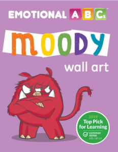 emotional abcs moody wall art - full color