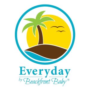 Everyday Wrap Baby Carrier by Beachfront Baby, Boardwalk Gray, one Size, Made with Repreve (Recycled Water Bottles), Water-Friendly, Moisture-Wicking