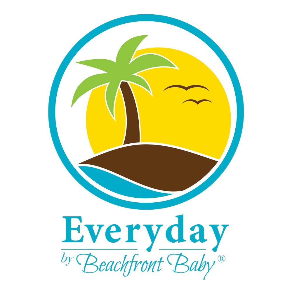 Everyday Wrap Baby Carrier by Beachfront Baby, Boardwalk Gray, one Size, Made with Repreve (Recycled Water Bottles), Water-Friendly, Moisture-Wicking