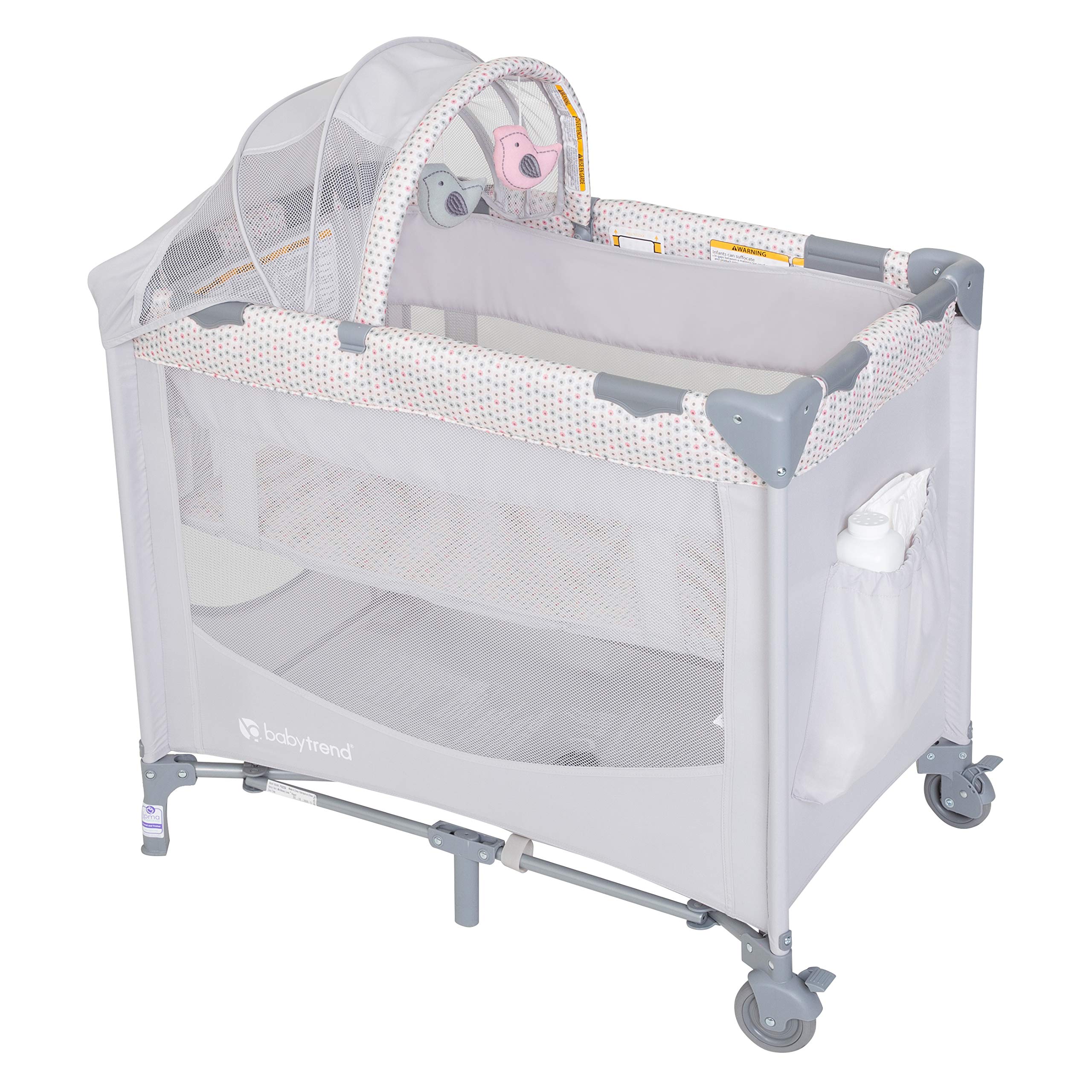 Baby Trend Mini Nursery Center Playard,Daisy Drop