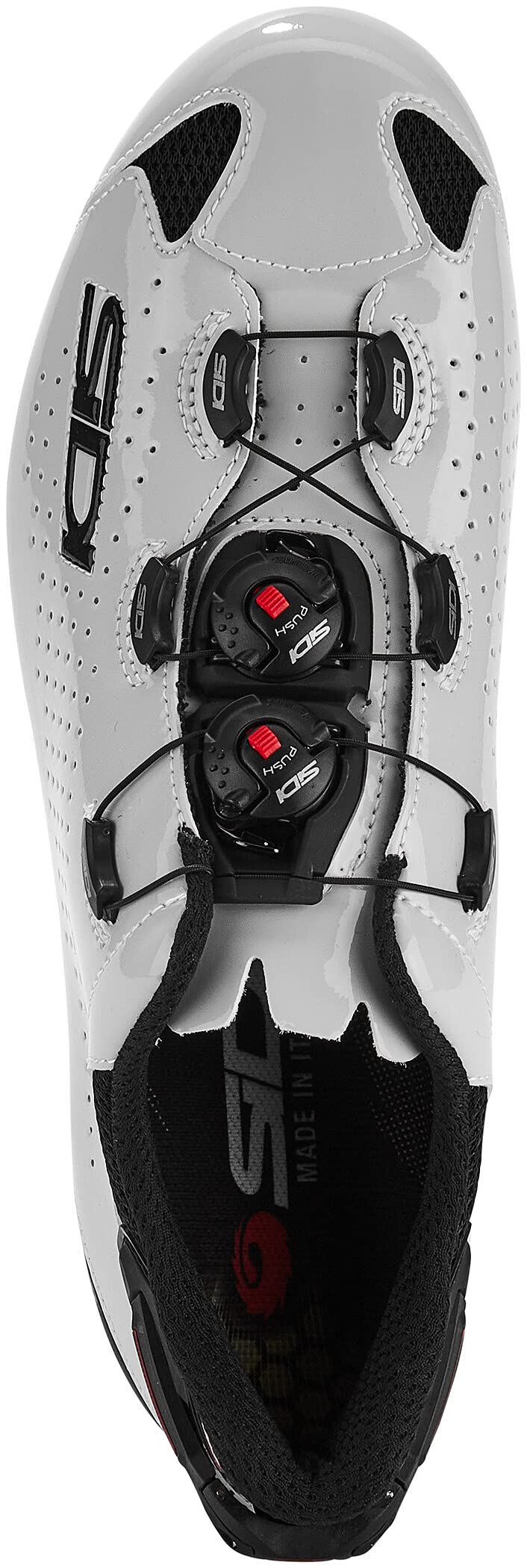 Sidi Shot 2 Road Bike Shoes GLOSS-GREY-BLK 41.5