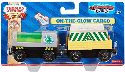 Thomas & Friends Wooden Railway Train Engine On-The-Glow Cargo - Battery Operated DVL66