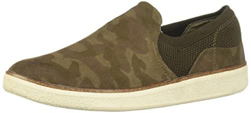 Dr. Scholl's Shoes Women's Seeing Stars Sneaker, Olive Camo, 10