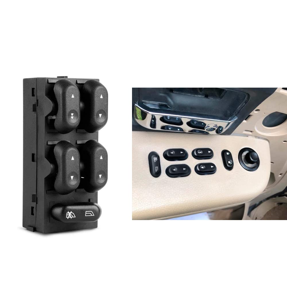 Driver Side Master Power Window Switch 5L1Z14529AA for Ford F150 2004 2005 2006 2007 2008, for Ford Expedition 2003 2004 2005 2006, for Ford Crown Victoria 2003-2008