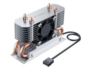 ineo m.2 2280 pcie 5 ssd rocket heatsink built-in cooling fan [m3]