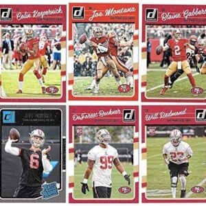 2016, 2017, 2018, 2019 Panini Donruss Football San Francisco 49ers 4 Team Set Lot Gift Pack 50 Cards W/Drafted Rookies Includes Nick Bosa RC