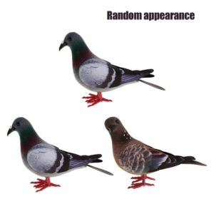 MNTT Foam Mini Artificial Birds Home Decoration Garden Ornaments Simulation Wedding Artificial Imitation Animal Fake Pigeon.