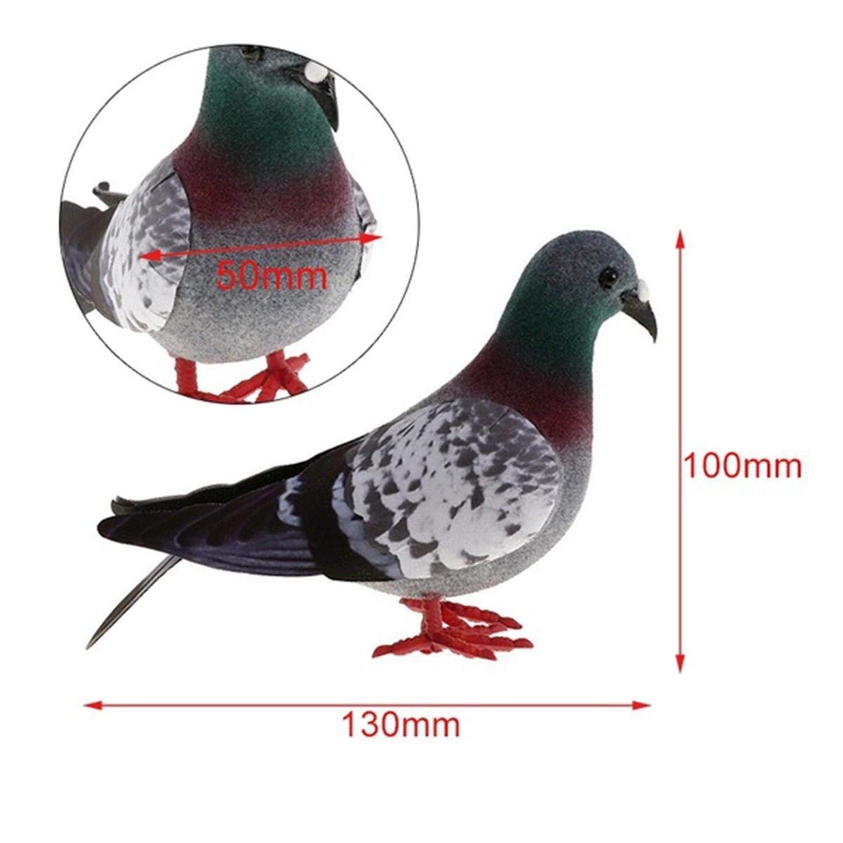 MNTT Foam Mini Artificial Birds Home Decoration Garden Ornaments Simulation Wedding Artificial Imitation Animal Fake Pigeon.