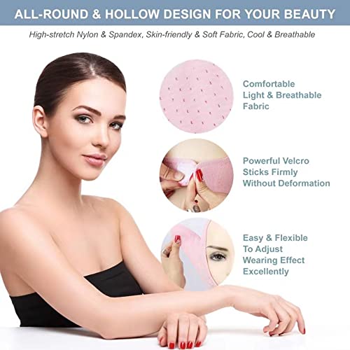 Double Chin Reducer Double Chin Eliminator V Line Lifting Mask Chin Strap for Double Chin for Women Double Chin Strap Face Slimming V Shaped Belt Reusable Facial Slimmer Shaper For Women and Men