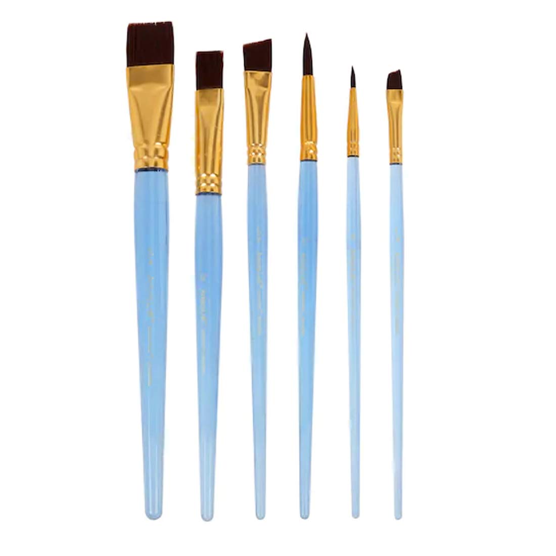 Necessities Brown Synthetic Acrylic Brush Set by Artist's Loft