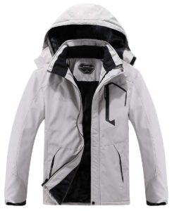 moerdeng men's waterproof ski jacket warm winter snow coat mountain windbreaker hooded raincoat