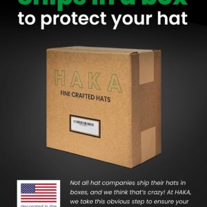 HAKA Canada Hat – Canadian Flag Trucker Hat Baseball Cap Snapback Golf Hat (Black)