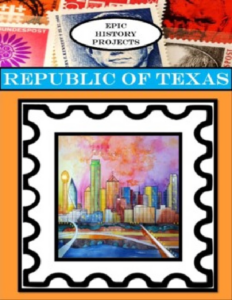 tx history: republic of texas - stamp projects