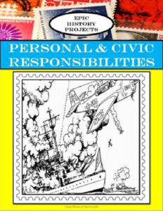 u.s. government: personal and civic responsibilities - stamp projects