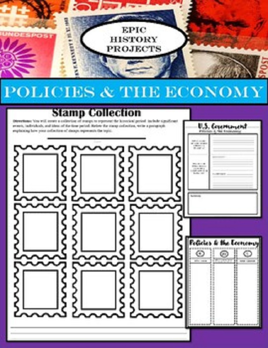 U.S. Government: Policies & Economy - Stamp Projects