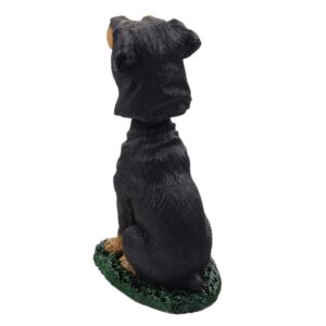 Animal Den Rottweiler Dog Bobblehead Figure for Car Dash Desk Fun Accessory