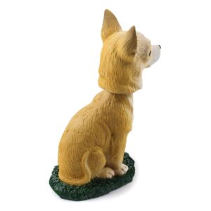 Animal Den Chihuahua T/W Dog Bobblehead Figure for Car Dash Desk Fun Accessory