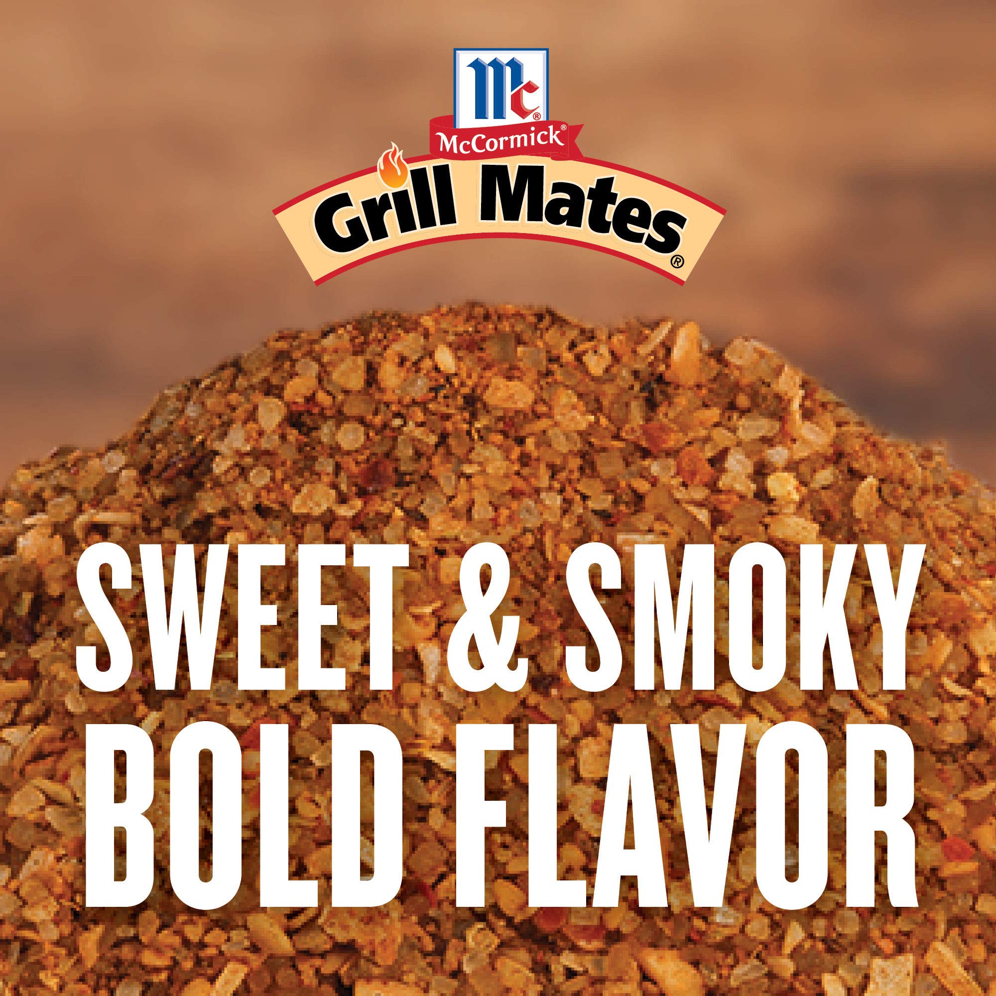 McCormick Grill Mates Smokehouse Maple Seasoning, 28 oz & Brown Sugar Bourbon Seasoning, 9.75 oz