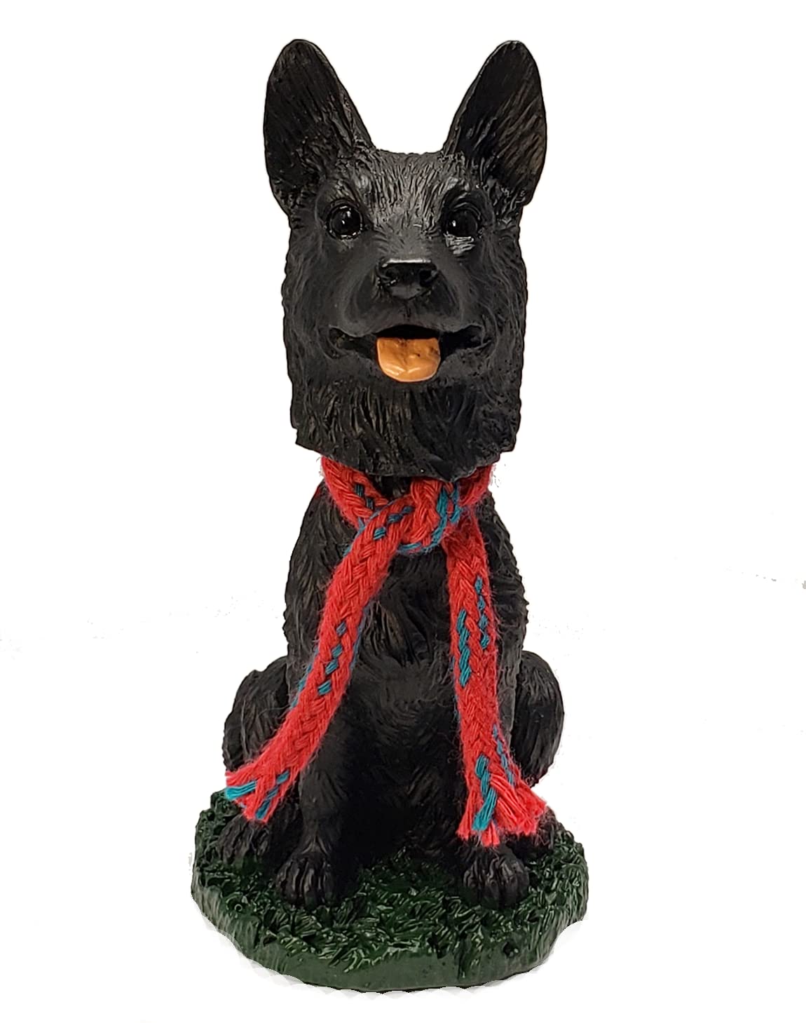 Animal Den German Shepherd Black Dog Bobblehead Figure for Car Dash Desk Fun Accessory