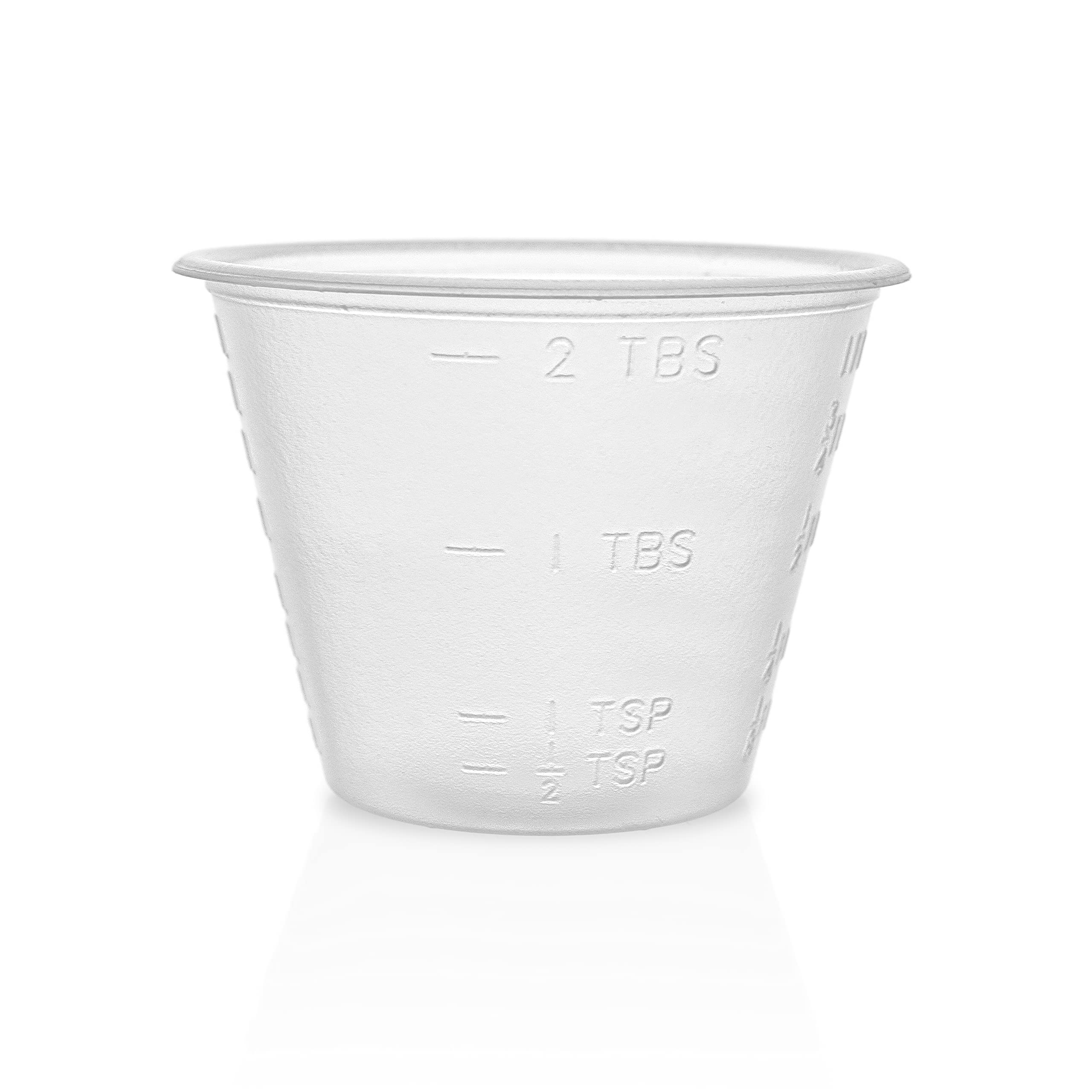 Eight30east - 200ct 1oz Disposable Graduated Medicine Cups, Non-Sterile, for Mixing and Measuring Resin, Epoxy, Oils, Paint, Cooking, Stain, and more