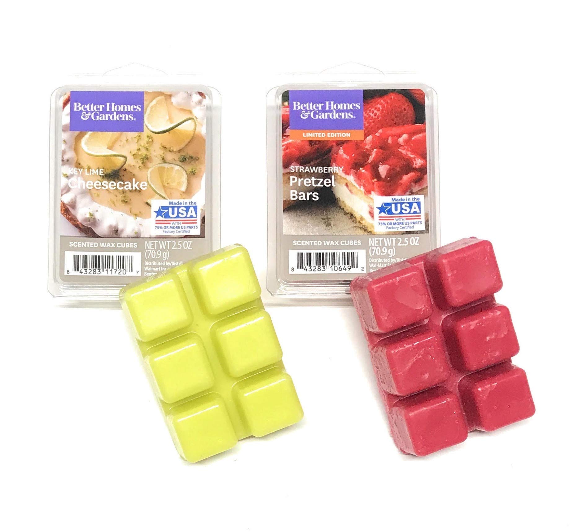 Better Homes & Gardens Strawberry Pretzel Bars & Key Lime Cheesecake - 2 Pack Dessert Collection