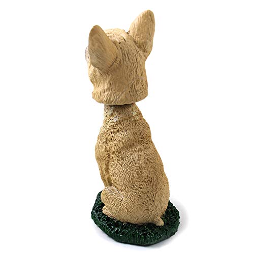 Animal Den French Bulldog Fawn Dog Bobblehead Figure for Car Dash Desk Fun Accessory