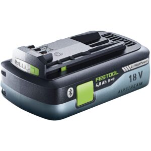 festool - high power 4.0ah battery pack with airstream and bluetooth
