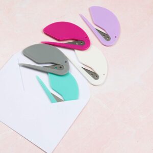 Letter Opener Plastic Razor Blade - Paper Knife Envelope Slitter - 5 Pack Set