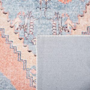 SAFAVIEH Serapi Collection Area Rug - 9' x 12', Light Blue & Beige, Boho Chic Design, Non-Shedding Machine Washable & Slip Resistant Ideal for High Traffic Areas in Living Room, Bedroom (SEP356J)