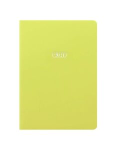 letts pastel a5 week to view 2021 diary - lemon, 21-081176