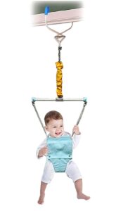 dilidili baby door jumpers and bouncers exerciser with door clamp adjustable strap baby door jumper for baby toddler infant 6-24 months indoor baby door jumper