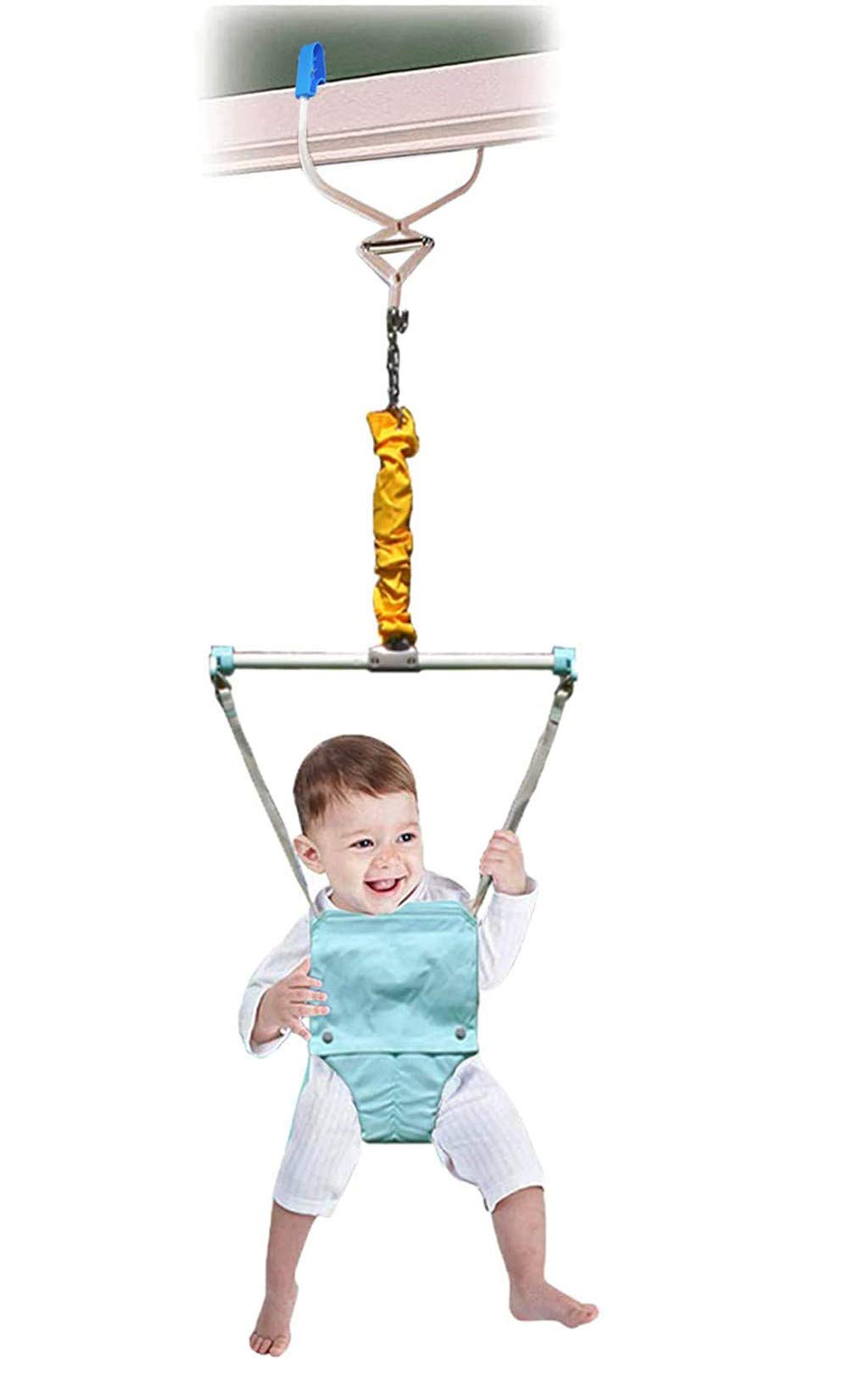 DiLiDiLi Baby Door Jumpers and Bouncers Exerciser with Door Clamp Adjustable Strap Baby Door Jumper for Baby Toddler Infant 6-24 Months Indoor Baby Door Jumper