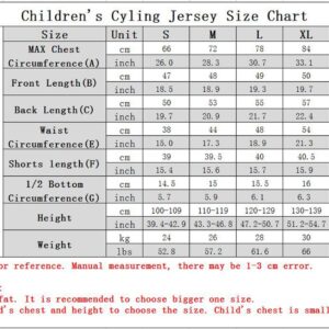 Boys Cycling Jersey Sets Kids Biking Top Shorts Bottom Children Summer Short Sleeve Bike Jersey Girls Bicycle Clothing