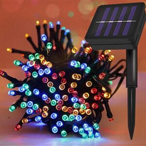 Solar String Lights, 400 LED 144ft July 4th Lights String, Outdoor String Lights, Independence Day Lights String 8 Modes Waterproof Outdoor Decor for Home Party Garden Patio Yard Holidday Lawn R/W/B