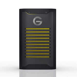 G-Technology 2TB ArmorLock Encrypted NVMe SSD High Grade Security Performance External Storage - USB-C (USB 3.2), Up to 1000 MB/s - 0G10484-1