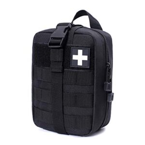 honestptner molle pouch, sturdy 600d nylon tactical medical pouch,rip-away emt first aid pouch (bag only)