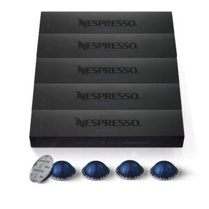 Nespresso Capsules VertuoLine Diavolitto and Double Espresso Scuro Espresso Coffee Pods (10 Count)