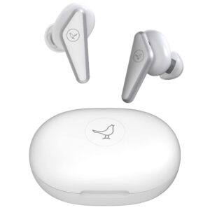 libratone track air true wireless earbuds stylish design great sound,noise isolation earphones, sweat-resistant for workout, ultral-light small, long battery life white