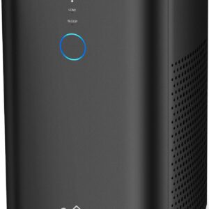 Membrane Solutions Air Purifier for Home Bedroom with H13 True HEPA Filter, Eliminate Allergies, Smoke, 99.97% Pollen Dust Pets Dander and Odors, 24dB Ultra Quiet Desktop Air Cleaners Office,Black 2J8