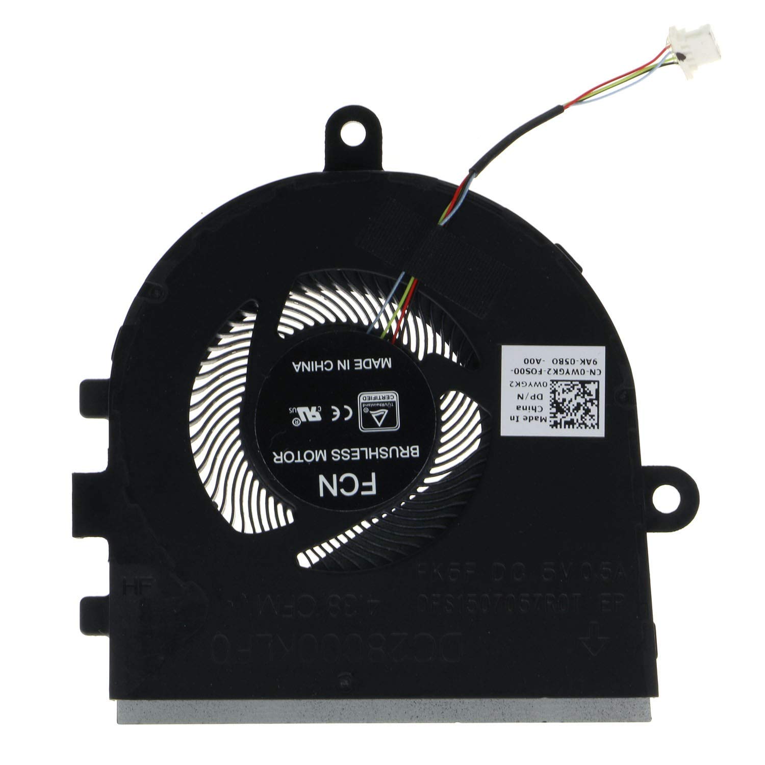 CPU Cooling Fan for Dell Latitude 3490 E3490 0WYGK2 DC28000KLF0