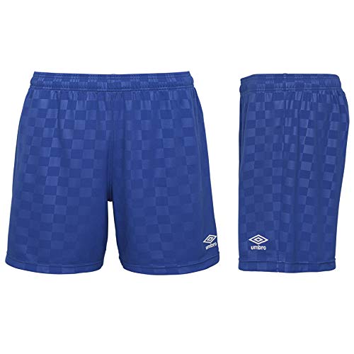 Umbro Women's Checkered Short, Royal Blue, Medium