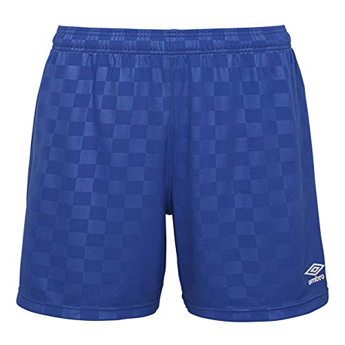 Umbro Women's Checkered Short, Royal Blue, Medium