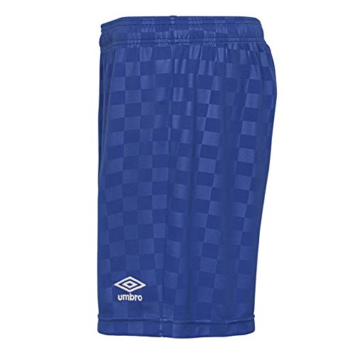 Umbro Women's Checkered Short, Royal Blue, Medium