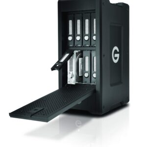 G-Technology 144TB G-Speed Shuttle XL Thunderbolt 3 with ev Series Bay Adapters – Transportable 8-Bay Raid Storage Solution - 0G10819-1